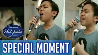 DEVEN SAAT LATIHAN VOCAL - GRAND FINAL - Indonesian Idol Junior 2018