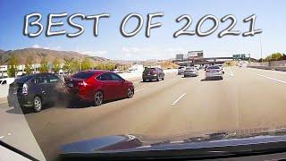 Best of 2021 Car Crash Road Rage Bad Drivers Brake Check and Instant Karma REUPLOADED