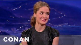 Rose Byrne Loves Nicolas Cage  CONAN on TBS