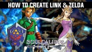 How to Create Link and Zelda  Character Creation Soul Calibur VI or V  Ideas