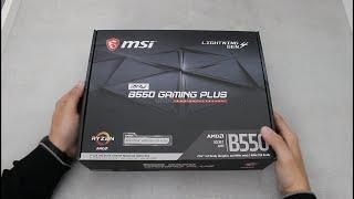 MSI MPG B550 Gaming Plus - Nice Motherboard for AMD CPU