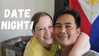 Our FIRST Date Night in the Philippines  Filipino American COUPLE