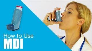 How to use Metered Dose Inhaler MDI