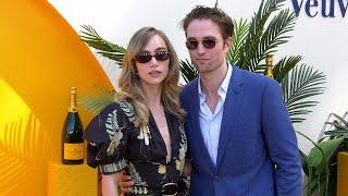 Suki Waterhouse and Robert Pattinson 2024 Veuve Clicquot Polo Classic LA Event Arrivals