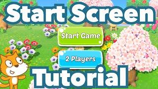 How to Make a Game with a Start Screen in Scratch  Tutorial