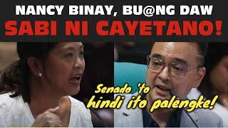 NANCY BINAY TINAWAG NA BU ANG NI ALAN CAYETANO