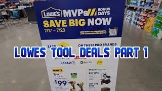 Lowes Tool Deals Part 1