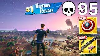 95 Elimination Solo Vs Squads Zero Build Full Gameplay Wins Fortnite Chapter 5