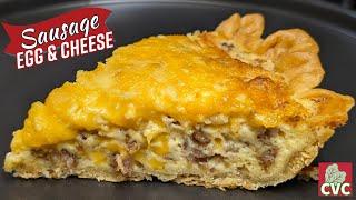 Cheesy Sausage & Egg Pie Simple & Easy Southern Cooking