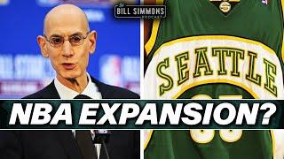 Bill Simmons Thinks the NBA Will Expand to Vegas and Seattle  The Bill Simmons Podcast