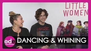 Florence Pugh & Timothée Chalamet Reveal how They Dance When No Ones Watching