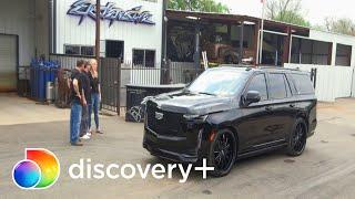 Revelação da van Escalade modificada para a esposa de Bill  Texas Metal  Discovery+ Brasil