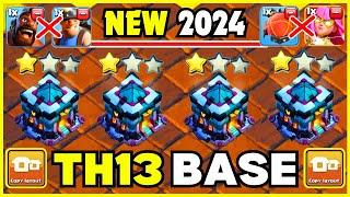  TOP 20  BEST TH13 CWL BASE WITH LINK 2024  TH13 WAR BASE LINK 2024  TH13 BASE CLASH OF CLANS