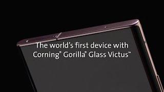 Samsung Galaxy Note20 Ultra and Corning® Gorilla® Glass Victus™