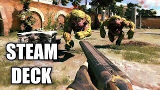 Steam Deck Gameplay & Test - Serious Sam 4