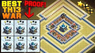 BEST TH13 WARTROPHY BASE + PROOF  CoC Town Hall 13 ANTI 2 STAR Base w LINK  Clash of Clans