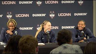 Paige Bueckers Aaliyah Edwards and KK Arnold Postgame Press Conference 1182023