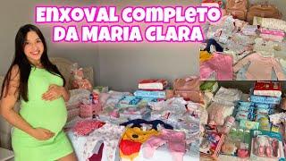 ENXOVAL COMPLETO DA BABY- HIGIENE ROUPAS DECORAÇÃO