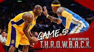 Throwback Kobe Bryant vs Carmelo Anthony Full Duel Highlights 2009 WCF G5 Lakers vs Nuggets - SICK