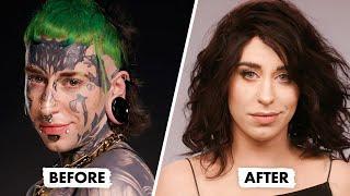 Alternative Model to Glamorous Icon  Piercings & Tattoos Be Gone