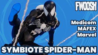 MAFEX Spider-Man Black Costume Symbiote Marvel Comics Medicom Action Figure Review
