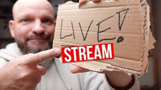 Heute ist Dienstalk. Ich muss Aufräumen und Spontaner Livestream Drohnen Talk #12