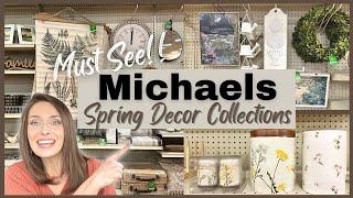 NEW MUST SEE MICHAELS SPRING DECOR COLLECTIONS  SHOP WITH ME  + DECORATING IDEAS