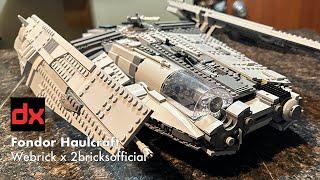 Fondor Haulcraft Webrck x 2bricksofficial MOC Review - CollectionDX