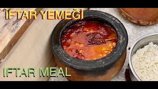 DAĞ EVİ BABAM ve İFTAR YEMEĞİRamadan and my fathers food 