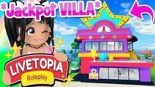 *NEW* JACKPOT JUNCTION VILLA in LIVETOPIA Roleplay roblox