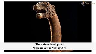 Animal head post at The Museum of the Viking Age