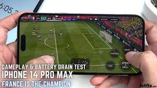 iPhone 14 Pro Max FIFA Mobile World Cup Qatar 2022 Gaming test