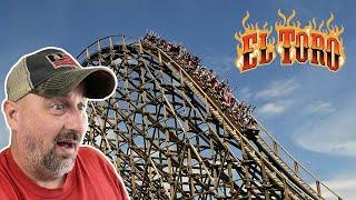 El Toros Wild Ride   Watch My Reaction to This Six Flags Coaster