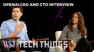 OpenAI CEO Sam Altman and CTO Mira Murati on the Future of AI and ChatGPT  WSJ Tech Live 2023