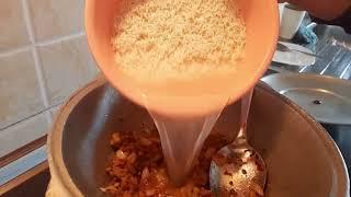 Teaching a delicious and Iranian food   Food training،،،Lentil pilaf