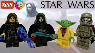 Минифигурки Lego Star Wars из Китая Йода Фазма Дарт Нихилус Сидиус