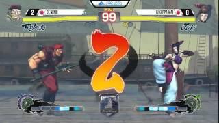 Nemo Rolento vs AI AI Juri - EVO 2015 USF4 - Top 8 Losers