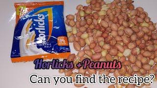 Horlicks+Peanut =Amazing recipeHorlicks-Peanut Cookies without oven