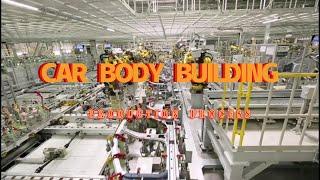 Car Factory Welding Body Shop  How car body is made seen  Make by focus Duoyuan Equipment