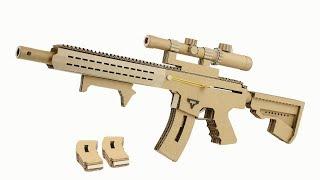 How To Make Cardboard Gun That Shoots  Taran Tactical AR-15