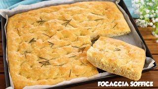 FOCACCIA SOFFICE Ricetta Facile SENZA IMPASTO - Easy Focaccia Recipe