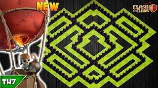 NEW TOWN HALL 7 TROPHYFARMING BASE 2018 TH7 HYBRID BASE FEBRUARY UPDATED - CLASH OF CLANSCOC