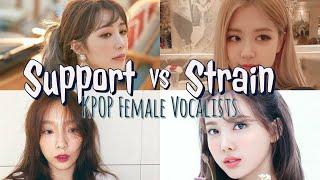 《 STRAIN VERSUS SUPPORT  A4 - F5  KOREAN FEMALE VOCALISTS 》