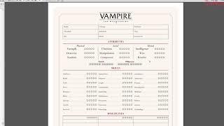 Vampire The Masquerade V5 - Механика Ролевой Системы