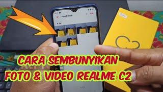 Cara menyembunyikan foto dan video di hp Realme c2