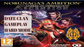 Nobunaga Ambition Gameplay Hard Mode Date Clan No Comentary