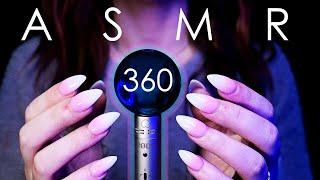 ASMR Brain Penetrating Triggers Around Your Head No Talking Tapping - Mic Scratching 8D Audio