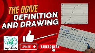 ogive cumulative frequency graph definition and Drawing