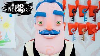 ШОУ ПРИВЕТ СОСЕДДОМ С 1000 КЛЮЧЕЙИГРА HELLO NEIGHBOR 2 MOD KIT ПРОХОЖДЕНИЕИГРАЮ ПРОТИВ СОСЕДАFUN