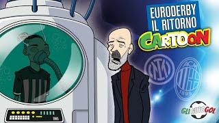 AUTOGOL CARTOON - Euroderby il ritorno